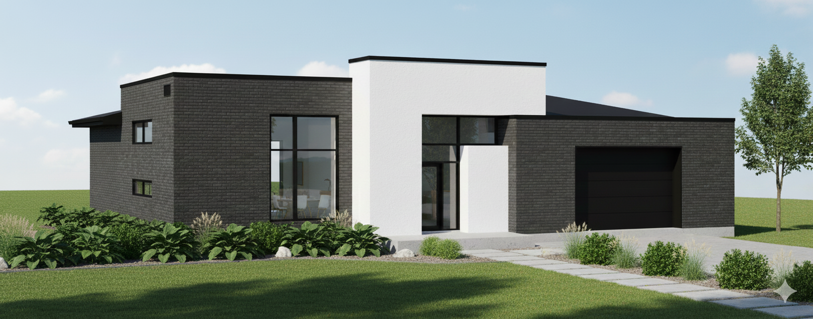 plan architecture moderne