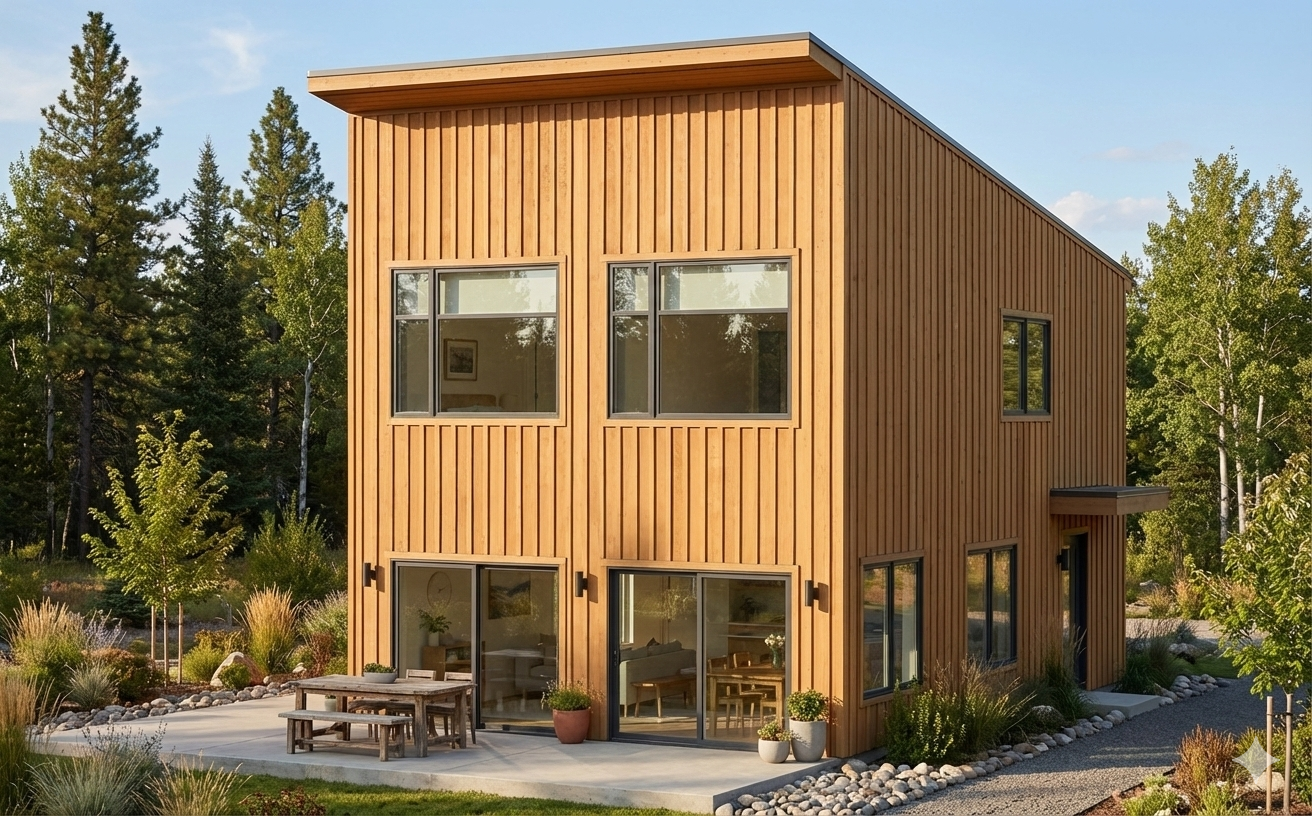 chalet moderne mono pente